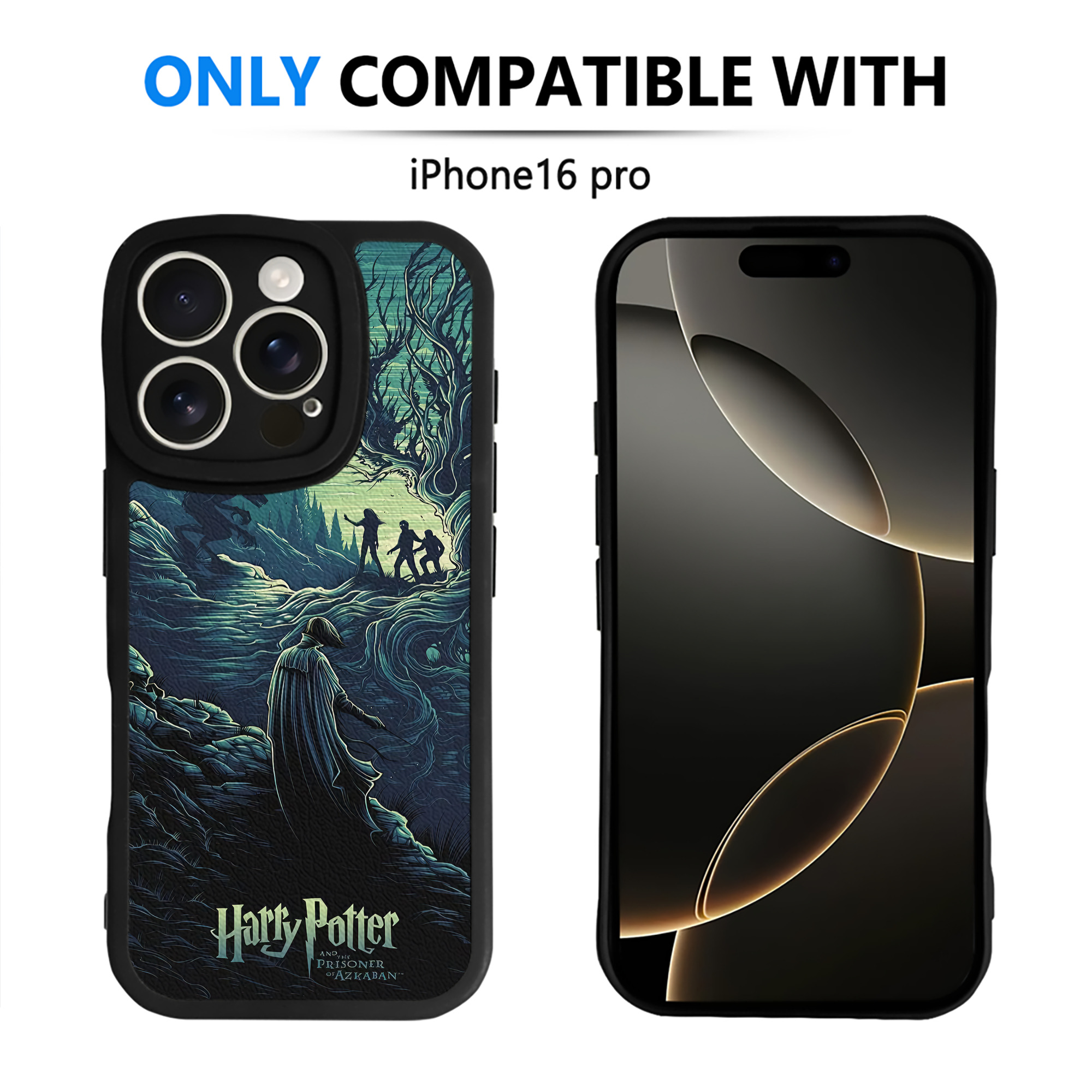 （画像用） Harry Potter ハリー・ポッターシリーズ 【iPhone 16シリーズ対応】シリコンスマホケース（レザー調） 材質：シリコン